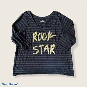 Lane Bryant 3/4 sleeve top